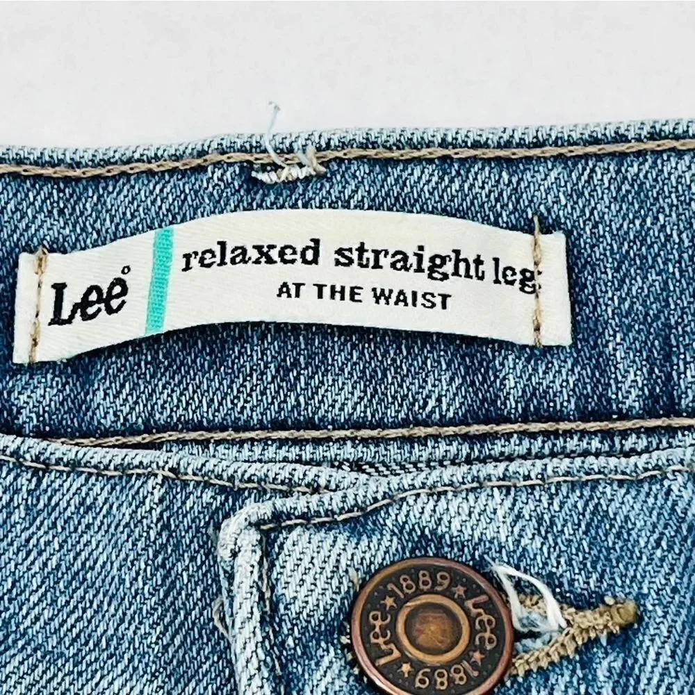 Lee Riders Vintage High-rise‎ Cut Off Jean Shorts In Blue Women’s Size 30